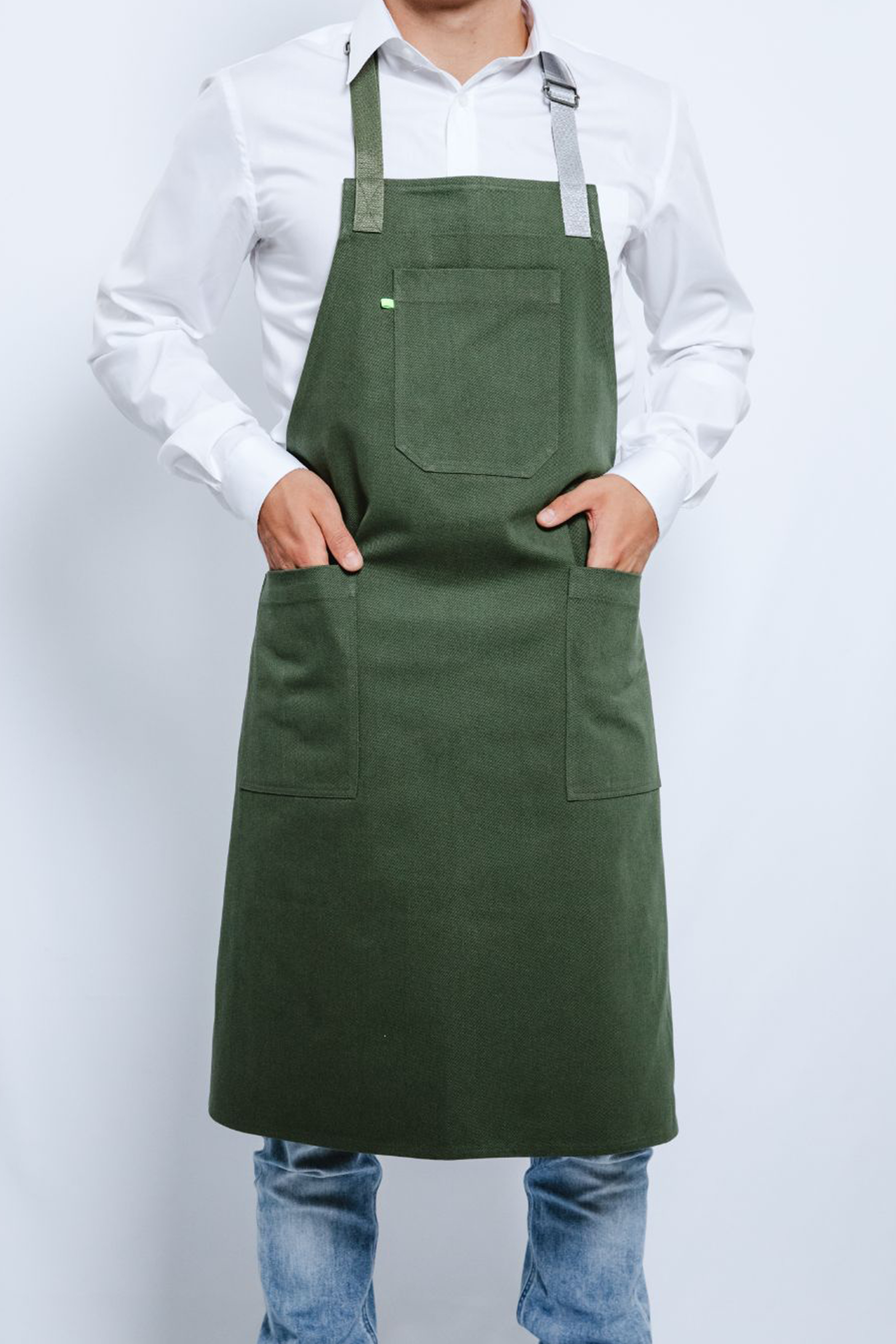 Bib Apron Orange 2